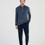 Pijama Hombre Invierno Terciopelo Rayas - Azul 5745_39