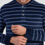 Pijama Hombre Invierno Terciopelo Rayas - Azul 5746_39