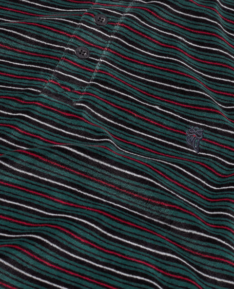 Pijama Hombre Invierno Terciopelo Rayas - Verde 5747_46
