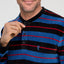 Pijama Hombre Invierno Terciopelo Rayas - Azul 5748_38