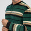 Pijama Hombre Invierno Terciopelo Rayas - Verde 5749_46