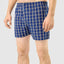 Men's Boxer Briefs Checked Fabric - Blue 6312_33