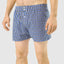 Men's Boxer Briefs Checked Fabric - Blue 6314_38