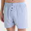   Calzoncillo Bóxer Hombre Algodón Tela Rayas - Celeste 6321_39 - 32135108 - https://www.elbuhonocturno.com/  
