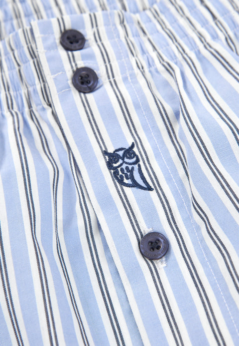   Calzoncillo Bóxer Hombre Algodón Tela Rayas - Celeste 6321_39 - 11554230 - https://www.elbuhonocturno.com/  