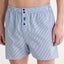 Calzoncillo Bóxer Hombre Algodón Tela Rayas - Celeste 6322_30