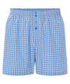 Calzoncillo Bóxer Hombre Algodón Tela Cuadros - Azul 6323_36 - Talla 48 (L) / Azul / 100% algodón