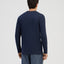 Camiseta Pijama Hombre Manga Larga Tapeta Algodón Lisa - Azul 7534_39