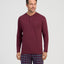 Camiseta Pijama Hombre Manga Larga Tapeta Algodón Lisa - Rojo 7536_90