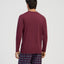 Camiseta Pijama Hombre Manga Larga Tapeta Algodón Lisa - Rojo 7536_90
