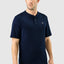 Men's Short Sleeve Knitted Pajama Shirt with Plain Placket - Blue 7628_39