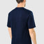 Men's Short Sleeve Knitted Pajama Shirt with Plain Placket - Blue 7628_39