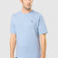 Camiseta Pijama Hombre Manga Corta Punto Cuello Redondo Lisa - Azul 7629_30