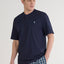   Camiseta Pijama Hombre Manga Corta Tapeta Algodón Lisa - Marino 7635_39 - 83266141 - https://www.elbuhonocturno.com/  