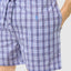 Pantalón Pijama Corto Hombre Popelín Cuadros - Azul 8542_30
