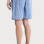   Pantalón Pijama Hombre Corto Popelín Cuadros - Azul 8549_37 - 51368492 - https://www.elbuhonocturno.com/  