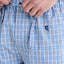   Pantalón Pijama Hombre Corto Popelín Cuadros - Azul 8549_37 - 5767160 - https://www.elbuhonocturno.com/  