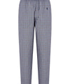 Pantalón Pijama Hombre Largo Algodón Popelín Cuadros - Gris 8919_22 - Talla 4 (L) / Gris / 100% algodón