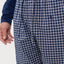   Pantalón Pijama Hombre Largo Popelín Cuadros | Marino Blanco | El Búho Nocturno - 34624519 - https://www.elbuhonocturno.com/  