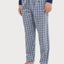   Pantalón Pijama Hombre Largo Popelín Cuadros | Marino Blanco | El Búho Nocturno - 8342022 - https://www.elbuhonocturno.com/  