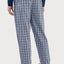   Pantalón Pijama Hombre Largo Popelín Cuadros | Marino Blanco | El Búho Nocturno - 41737195 - https://www.elbuhonocturno.com/  