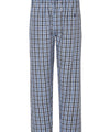 Pantalón Pijama Hombre Largo Algodón Popelín Cuadros - Azul 8922_39 - Talla 3 (M) / Azul / 100% algodón