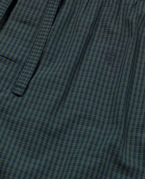 Pantalón Pijama Hombre Largo Algodón Popelín Cuadros - Verde 8924_46