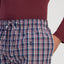 Pantalón Pijama Hombre Largo Algodón Popelín Cuadros - Rojo 8925_90