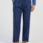 Pantalón Pijama Hombre Largo Algodón Popelín Cuadros - Azul 8926_38