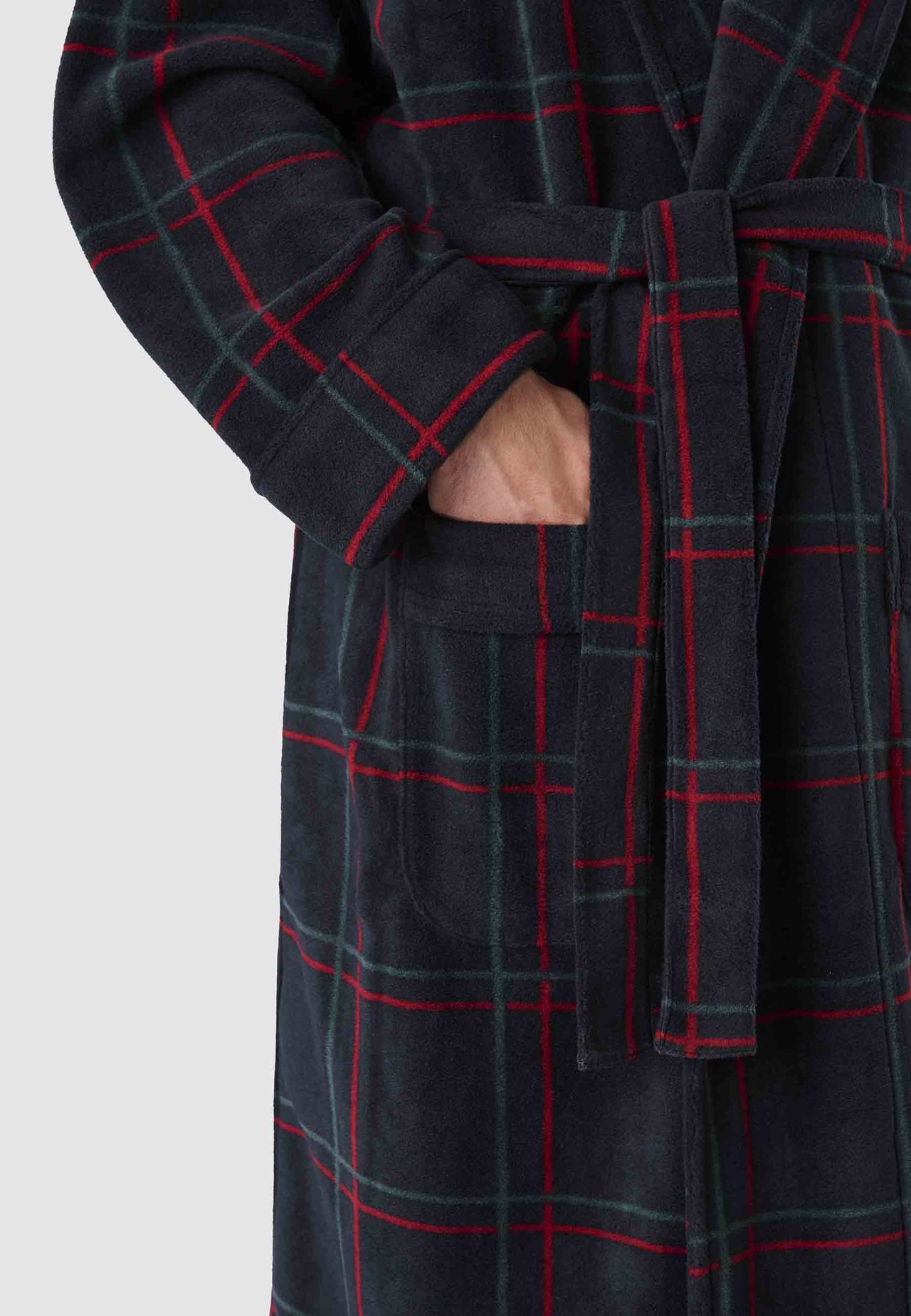 Bata Verano Bata De Invierno El Búho Nocturno Forro Polar Gris