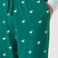 Men's Long Printed Knit Pajama Pants - Green 8511_46