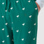 8511 - Long Printed Knitted Trousers - Green
