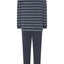   Pijama Hombre Largo Tapeta Algodón Punto Rayas - Azul 5579_38 - 95661870 - https://www.elbuhonocturno.com/  
