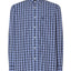 Herren-Langarmhemd mit extra weicher, bügelleichter Tasche – Blau 0310_39