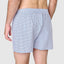 Men's Boxer Briefs Checked Fabric - Blue 6310_33