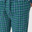 8814 - Premium Flannel Checked Long Trousers - Green
