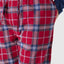 8817 - Pantalon long en flanelle à carreaux Premium - Rouge