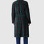 Premium Printed Winter Fleece Men's Robe - Green 0604_46