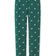 Lange bedruckte Strick-Pyjamahose für Herren – Grün 8511_46
