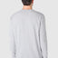 7524 - Long Sleeve Knit T-shirt with Smooth Placket - Gray
