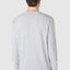 7524 - Long Sleeve Knit T-shirt with Smooth Placket - Gray