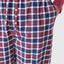 8815 - Long Premium Flannel Checked Trousers - Garnet