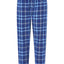 8816 - Premium Flannel Checked Long Trousers - Blue