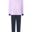 Pijama Hombre Largo Premium Tapeta Punto Piqué - Rosa 5104_91