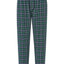 8814 - Premium Flannel Checked Long Trousers - Green