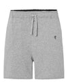 Schlafanzughose Herren Kurz Strick Einfarbig - Grau 9404_20 - Größe 3 (M) / Grau / 85 % Baumwolle 15 % Polyester