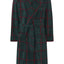 0604 - Men's Winter Fleece Coat Premium Printed Polyester - Bottle Green