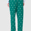8511 - Pantaloni lunghi in maglia stampati - Verde