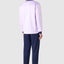 Premium langer Herren-Pyjama mit Piqué-Strickleiste – Pink 5104_91