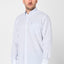 Herren-Langarmhemd mit extra weicher, bügelleichter Tasche – Blau 0304_39